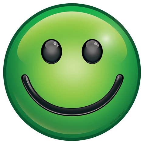 Six-inch Green Smiley Face Magnets for Status Visualization: StoreSMART ...
