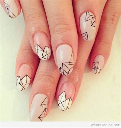 Geometric Nail Designs 35 Geometric Nail Ideas For A Trendy Look