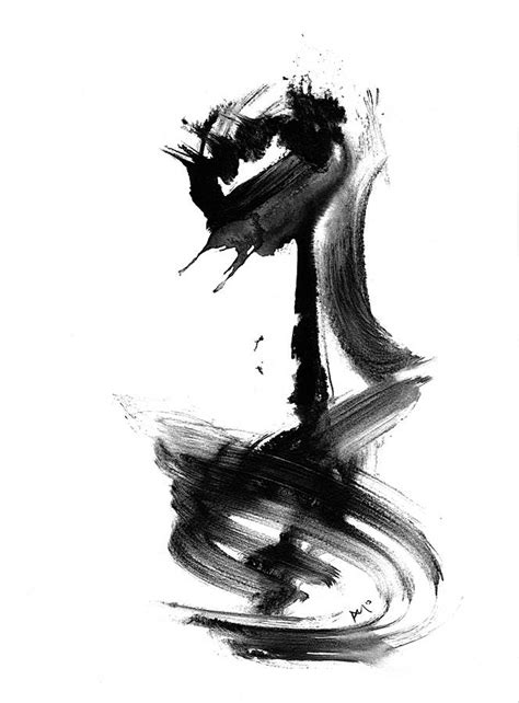 Abstract Art Black And White Giclee Print By Paul Maguire