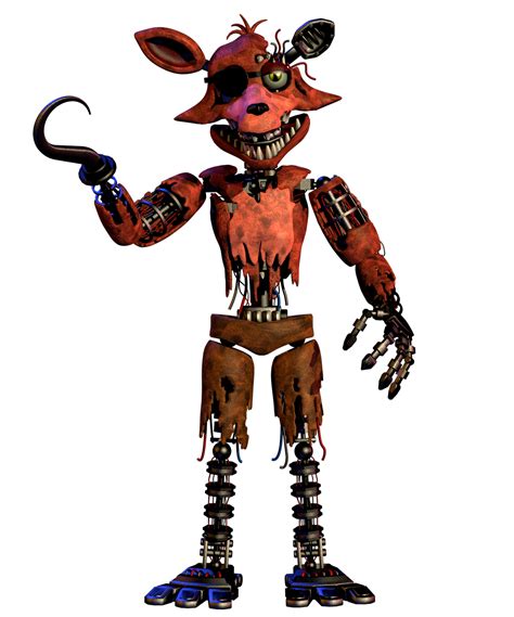 Fnafc4d Withered Foxy Thank You Render V2 By Therayan2802 On Deviantart