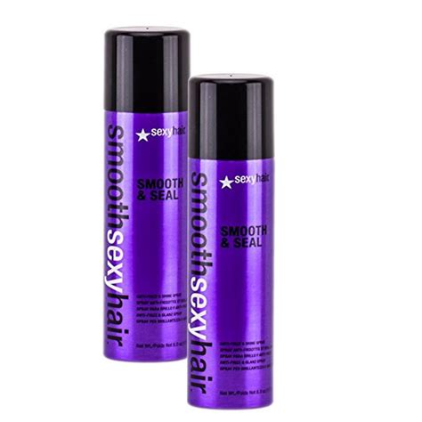 Smooth Sexy Hair Smooth And Seal Anti Frizz And Shine Spray 6 8oz 2 Pack Kut N Beauty Salon And Supply
