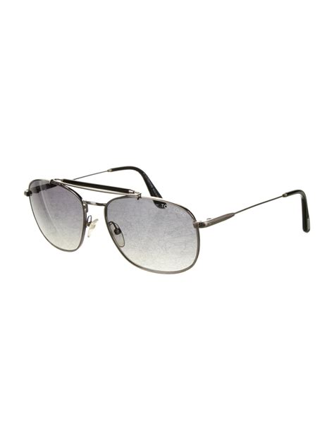 Tom Ford Aviator Gradient Sunglasses Silver Sunglasses Accessories Tom126420 The Realreal