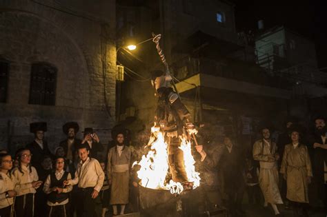 ultra orthodox man arrested for burning effigy of idf soldier the times of israel