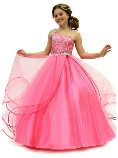 Lovely Pink Flower Girl Dress Princess Kids Pageant Party Gown 2 4 6 8