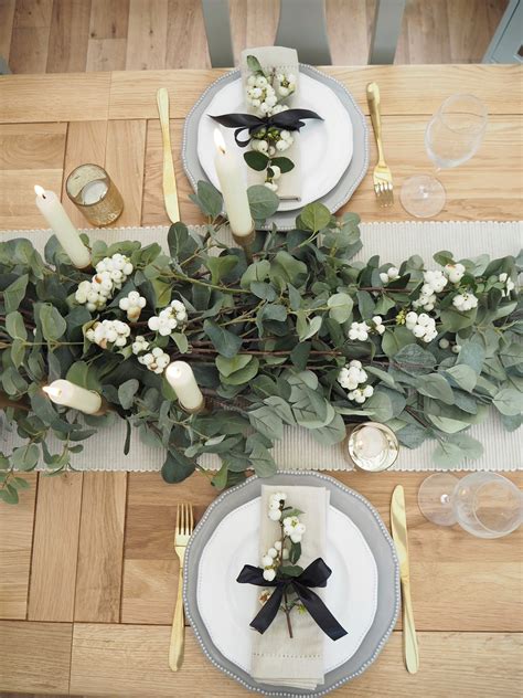 How To Make A Eucalyptus Garland For Your Christmas Dining Table Dove