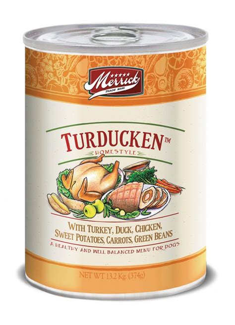 In this article you will find: Merrick Turducken Grain Free Canned Dog Food | Canned dog ...