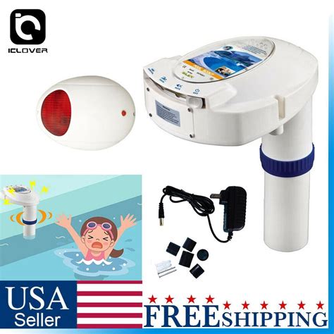 Iclover Pool Alarm Rechargeable Battery Powered Smart Inground
