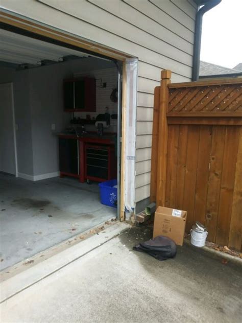 Check for storage items in garage shovels. Garage Door Trim, Flashing and Weather Stripping ...