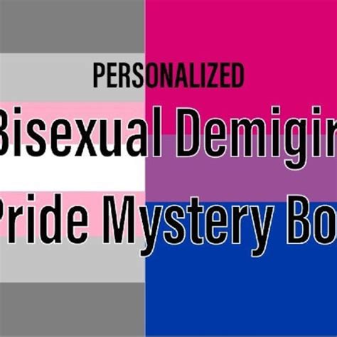 Personalized Bisexual Demigirl Pride Mystery Box Etsy