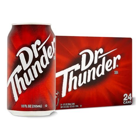 Great Value Dr Thunder Soda Pop Fl Oz Pack Cans Walmart Com