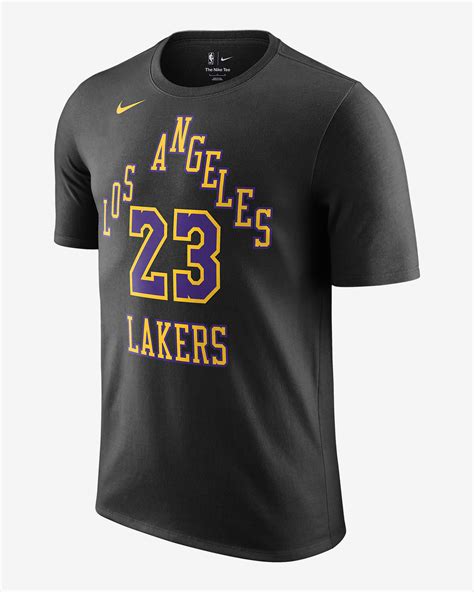 Lebron James Los Angeles Lakers City Edition Mens Nike Nba T Shirt