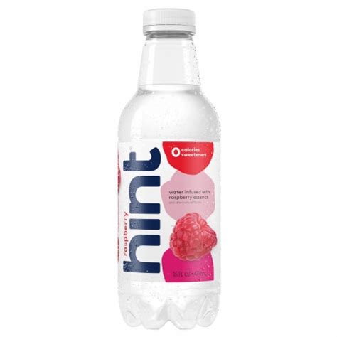 Hint Raspberry Flavored Bottled Water 16 Fl Oz Ralphs