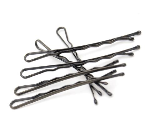 Solid Black Colored Bobby Pins 2 Inch Black Hair Pin Black Etsy