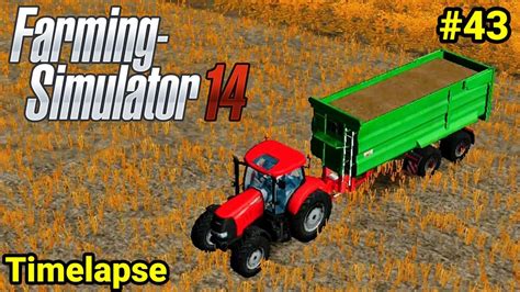Fs14 Farming Simulator 14 Harvesting Canola Timelapse 43 Youtube