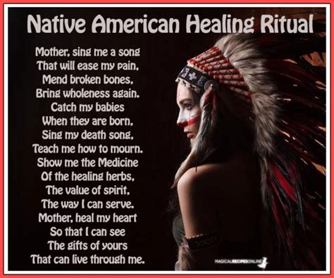 Native American Healing Ritual Magical Recipes Online