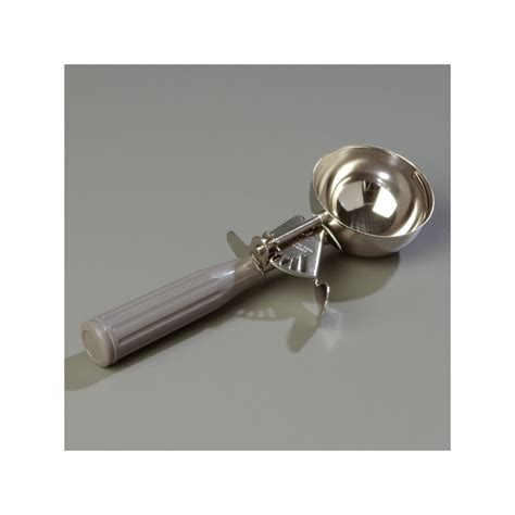 60300-8 - Stainless Steel Disher Scoop #8 Size 4 oz - Gray | Carlisle FoodService Products