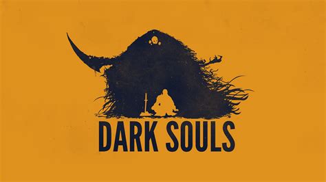 Wallpaper Illustration Video Games Minimalism Logo Dark Souls