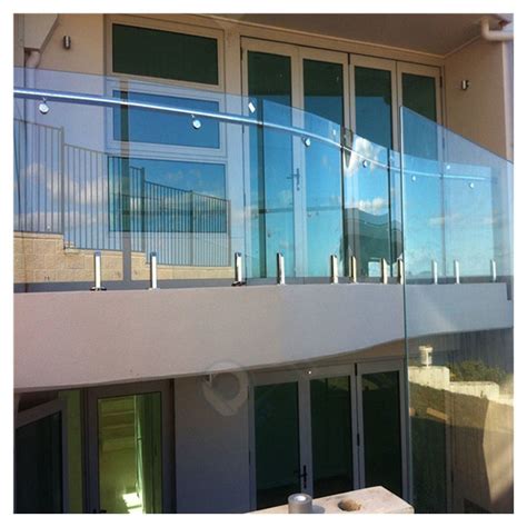 Prima Customizable Spigot Glass Balustrades For Pools Stainless Steel