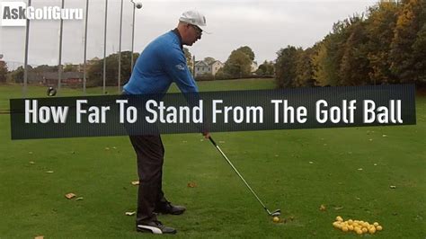How Far To Stand From The Golf Ball Lead Better Golf Texas