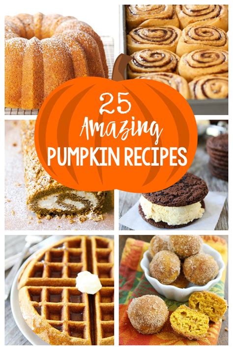 25 Best Easy Pumpkin Recipes Crazy Little Projects