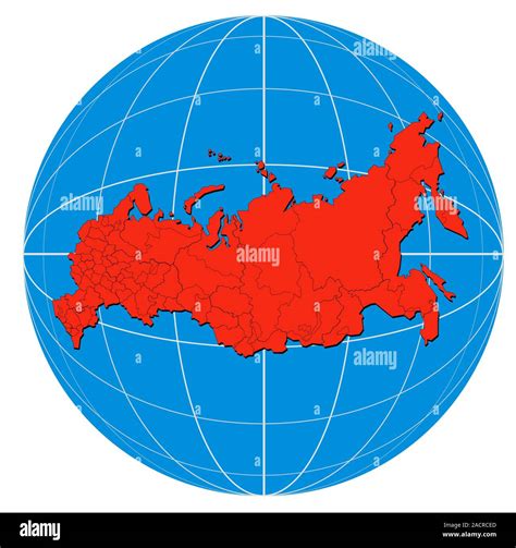 Globe Russia Map Stock Photo Alamy