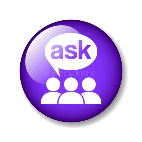 Ask Support Icon Stock Illustration Illustration Of Assist 124985999