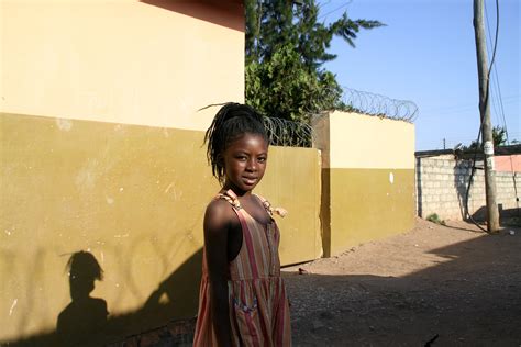 Girl At Africa Directions In Lusaka Zambia A Girl Stands Flickr