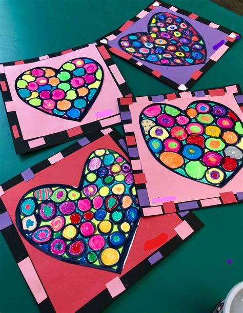 Kandinsky Heart Art Project Artofit
