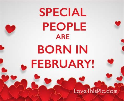 Special People Special Month Birthday Born February Birthday Month
