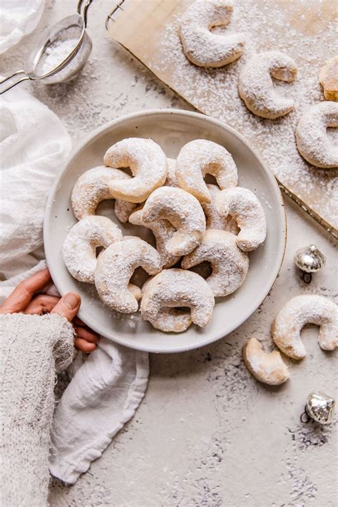 You may have christmas cookie recipes passed down from a mother or grandfather; Almond Crescent Cookies | Recipe | White Christmas ☕️ Tea | Crescent cookies, Cookie recipes ...