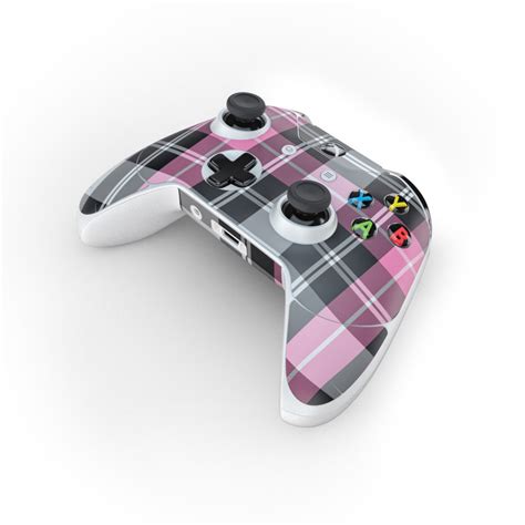 Microsoft Xbox One Controller Skin Pink Plaid Decalgirl