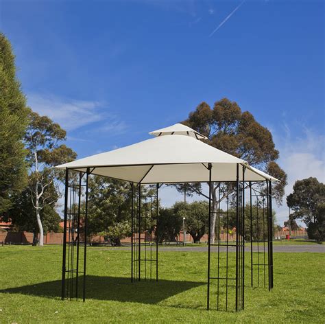 Gazebo 3x3m Weather Resistant Steel Frame Marquee Sunshade Easy Fast