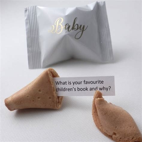Baby Shower Game Fortune Cookies By Bunting And Barrow