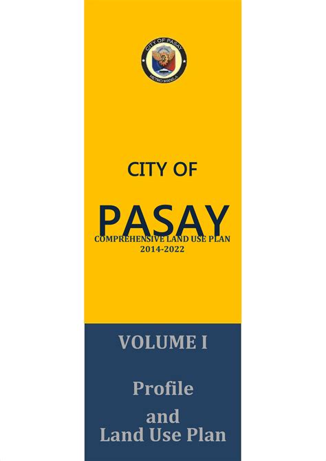 Pasay City Clup 2014 2022 Volume Ivolume I Profileprofile Andand Land