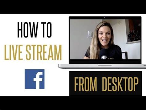 How To Live Stream On Facebook From Your Desktop With Obs Open