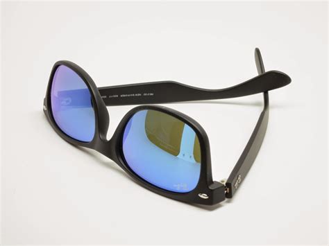Ray Ban Rb 2132 New Wayfarer 62217 Blue Mirrored Sunglasses I Love