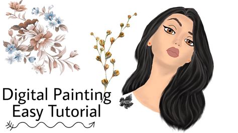 Digital Painting Easy Tutorial Youtube