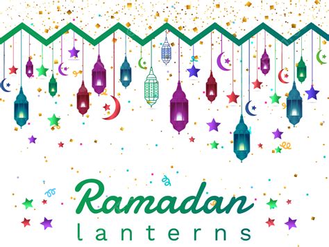 Moderno Impresionante Ramadan Linternas Celebración Muslim Fondo