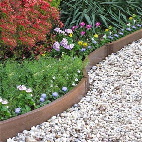 A wide variety of composite landscape edging options are available to you, such as metal. Scenery Solutions LEK-CIR Composite Wood Undulating Garden ...