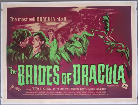 Brides Of Dracula Original Movie Poster Uk Quad 40x30 Simondwyer
