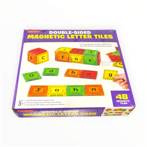Lakeshore Double Sided Magnetic Letter Tiles