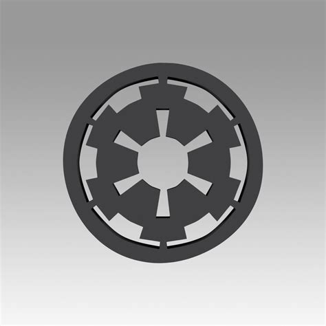 Galactic Empire Symbol Logo 3d Print Model Cgtrader