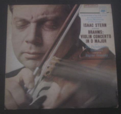 Brahms Violin Concerto Isaac Stern Ormandy Cbs 72094 Lp Recordrome