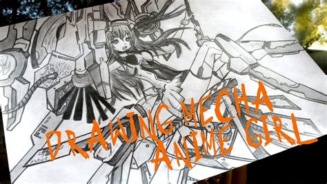 Drawing Mecha Anime Girl Youtube