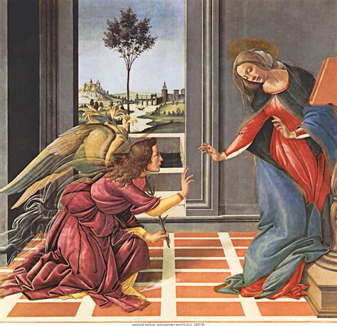 Sandro Botticelli Cestello Annunciation 1489 90 A Photo On Flickriver