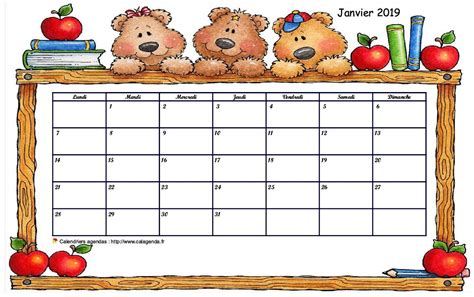 Créez un planning de la semaine, appelé aussi semainier, attrayant et visualisez votre semaine en un coup d'œil grâce aux modèles gratuits en ligne de canva. Calendrier mensuel 2019 école maternelle
