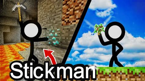 Stickman In Minecraft Der Geheimnisvolle Tempel Stickmans Force