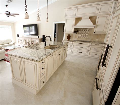 Kitchen Remodel Transitional Traditional White Cabinets Square