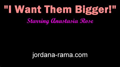 Jordana Ramas I Want Them Bigger There She Grows