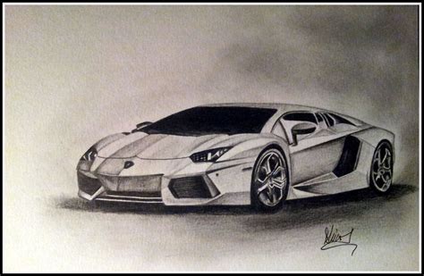 Pencil Drawing Of A Lamborghini Aventador Oc Sketches Pencil Images